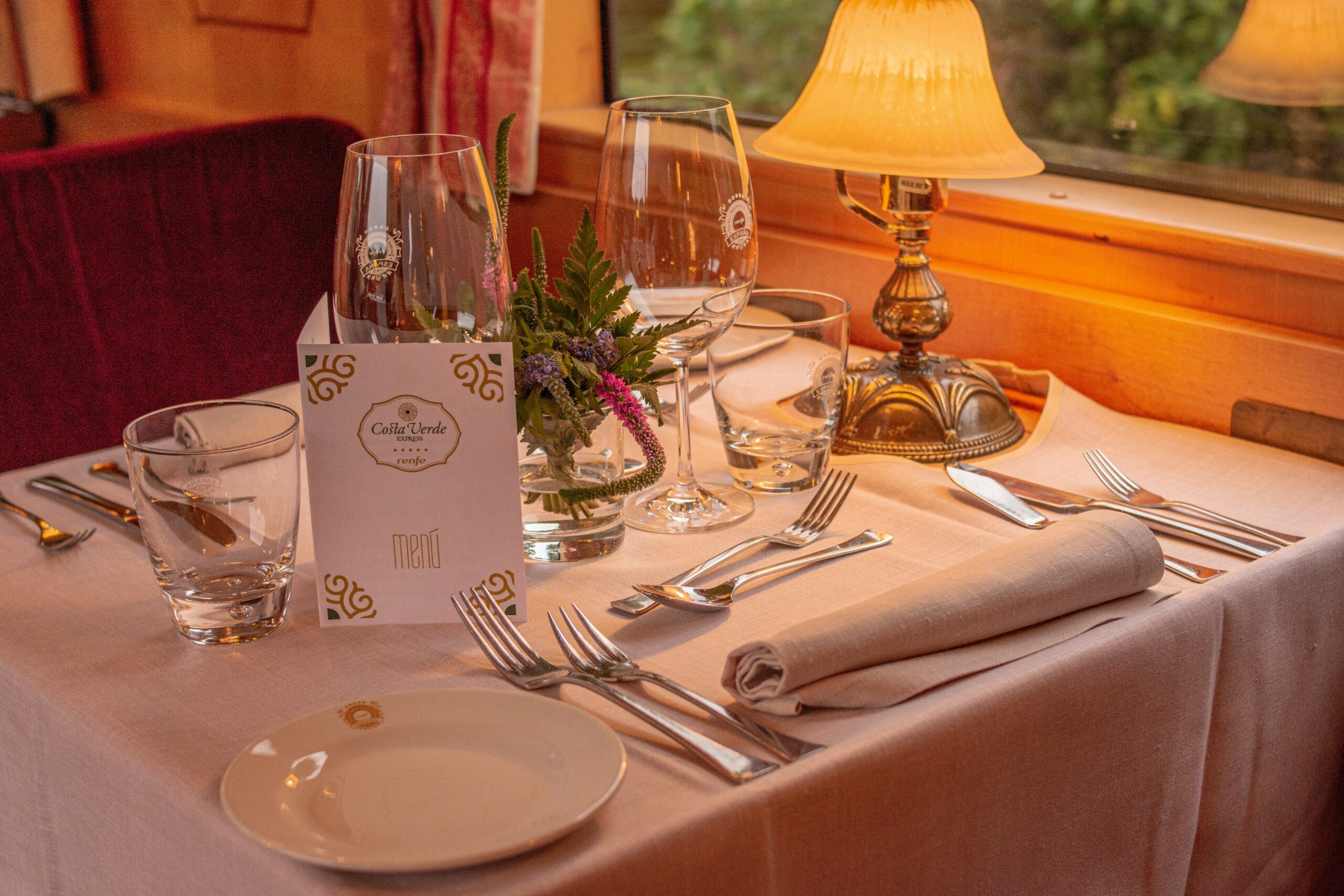 Dining on Luxury Trains